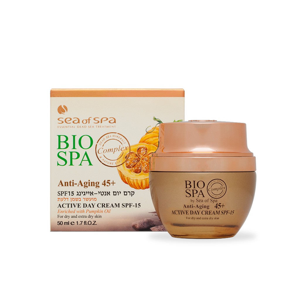 Bio Spa - Anti Aging 45+ Active Day Cream SPF-15