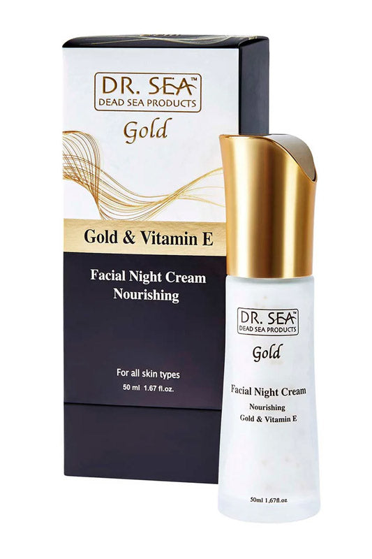 DR. SEA - Nourishing Facial Night Cream with Gold and Vitamin E