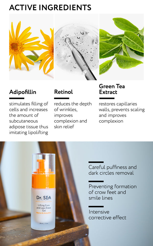 DR. SEA - Lifting Eyes and Lips Area Gel with Retinol & Adipophilin
