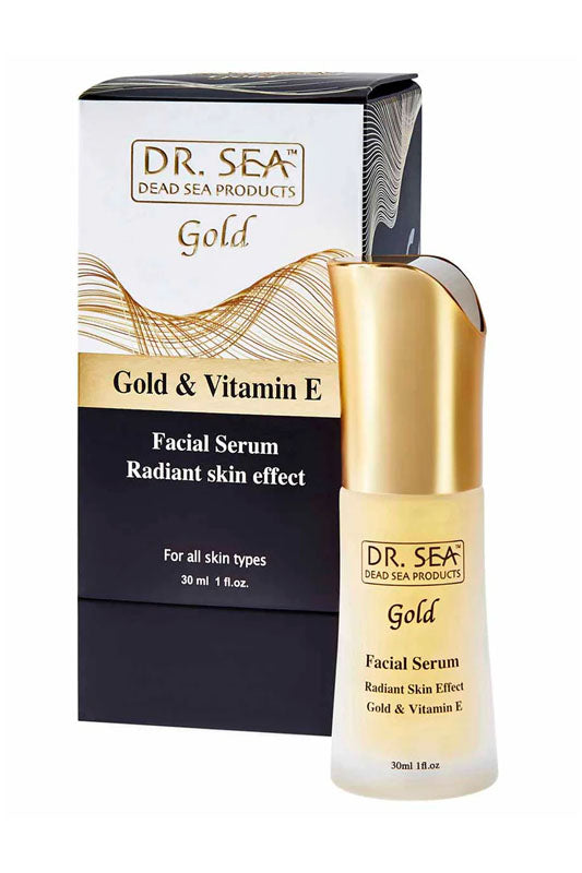 Dr. Sea - Facial Serum with Gold and Vitamin E - radiant skin effect