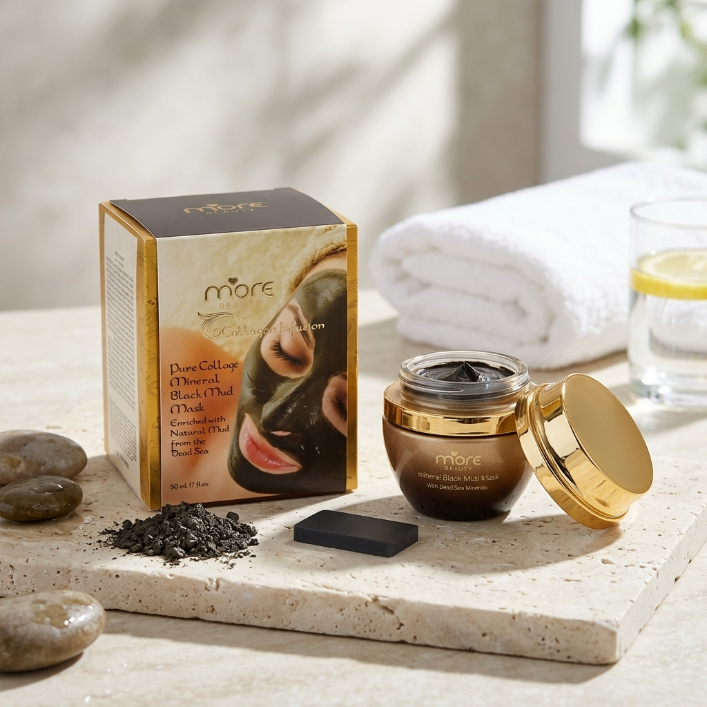 More Beauty - Pure Collagen Magnet Facial Mud Mask – Dead Sea