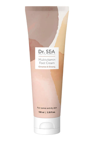 DR. SEA - Multi-Vitamin Treatment Foot Cream with Cinnamon and Ginseng Oils