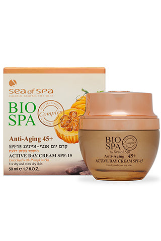 Bio Spa - Anti Aging 45+ Active Day Cream SPF-15