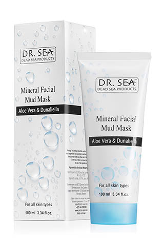 DR. SEA - Mineral Facial Mud Mask with Aloe Vera and Dunaliella