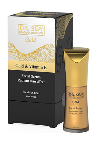 Dr. Sea - Facial Serum with Gold and Vitamin E - radiant skin effect