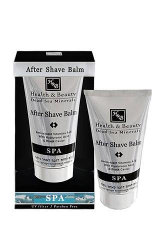 Health & Beauty After Shave Balm with Hyaluronic Acid & Black Caviar – For Men - Dead Sea Cosmetics Products