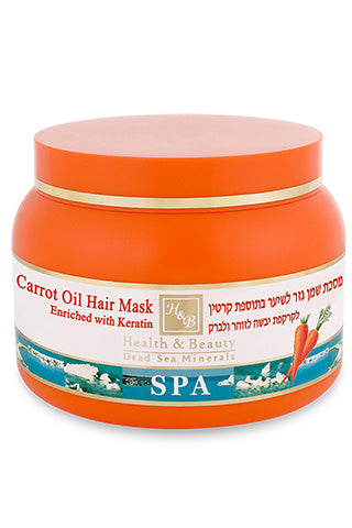 Health and Beauty - Carrot Oil Hair Mask Enriched with Keratin