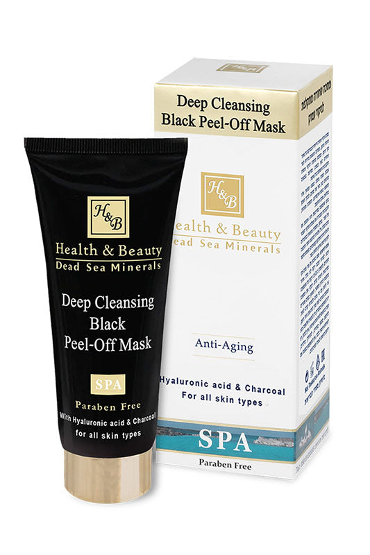 Deep Cleansing Black Peel-Off Mask Hyaluronic acid and Charcoal